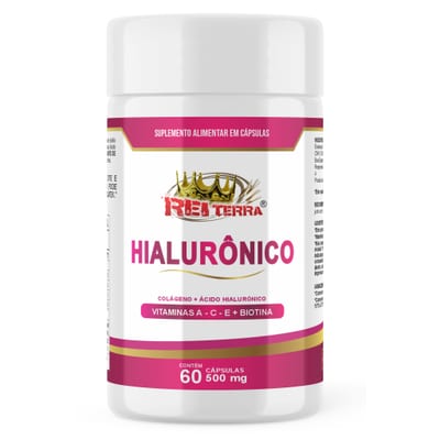 Ác.hialurôn.+colág. 500mg Rei Terra 60cps