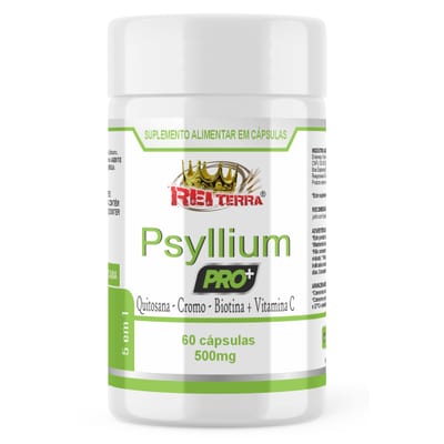 Psyllium Pró 750mg Rei Terra 60cps