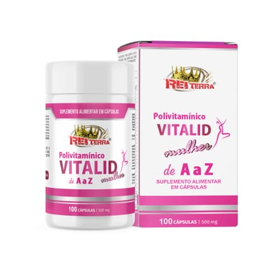 Vitalid mulher 500mg Rei Terra 100cps