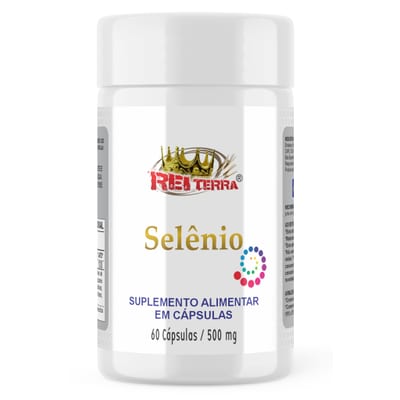 Selênio 500mg Rei Terra 60cps