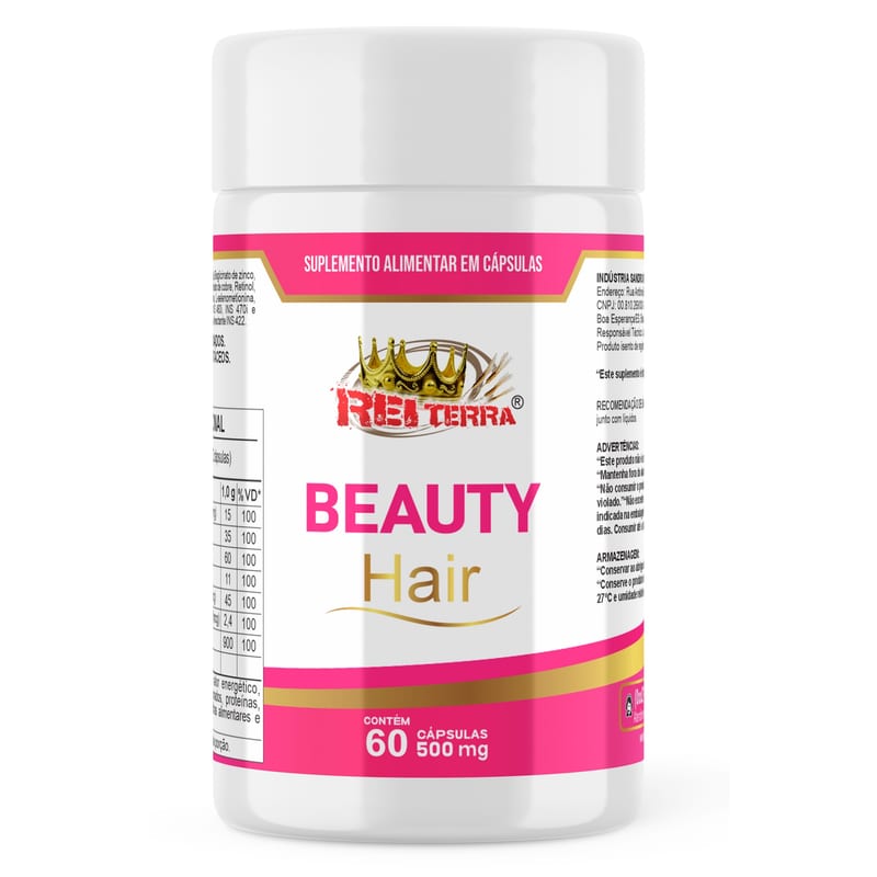 Beauty Hair 500mg Rei Terra 60cps
