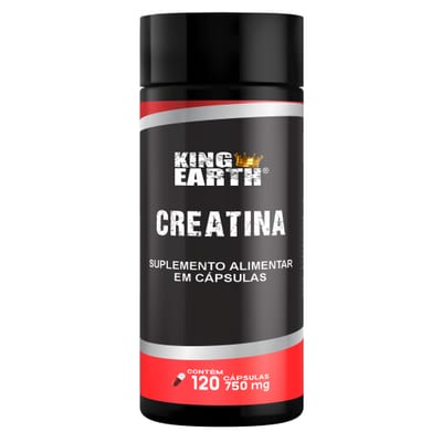 Creatina 750mg King Earth 120 caps