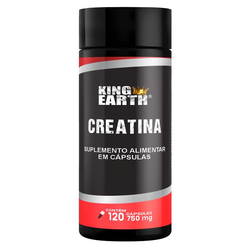 Creatina 750mg King Earth 120 caps