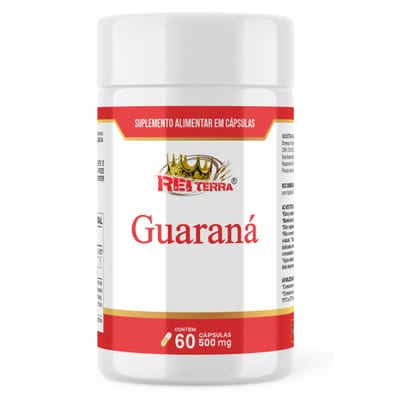 Guaraná 500mg Rei Terra 60 cps