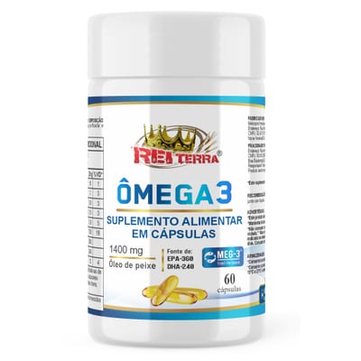Ômega 3 1000mg Rei Terra 60cps