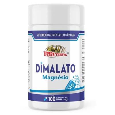 Mag Dimalato 500mg Rei Terra 100cps