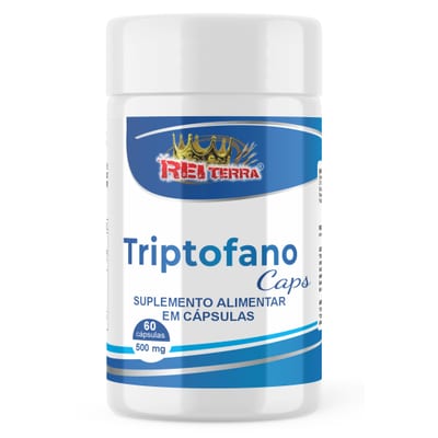 Triptofano 500mg Rei Terra 60cps