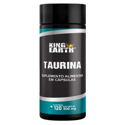 Taurina 500mg Rei Terra 120 cps