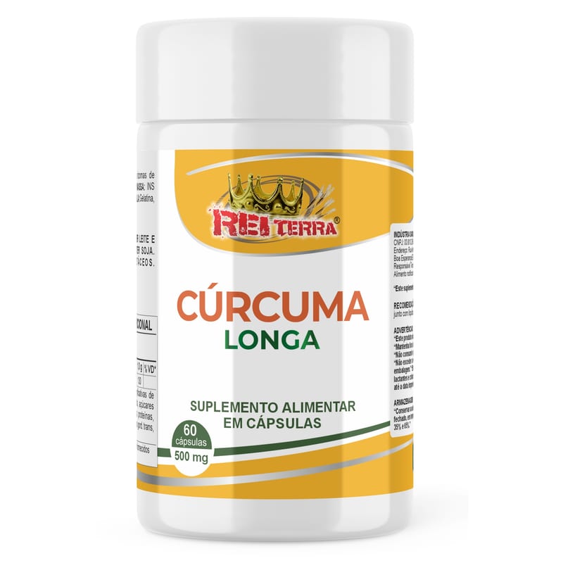 Cúrcuma 500mg Rei Terra 60cps