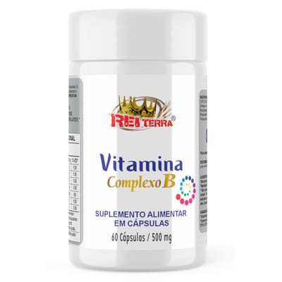 Complexo B 500mg Rei Terra 60cps